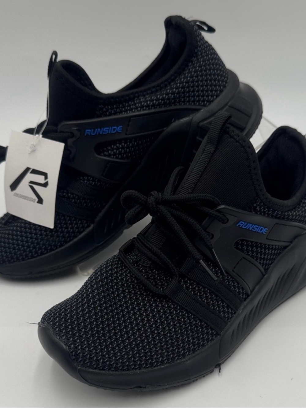 Kids' Black Athletic Sneakers - Lightweight Comfort